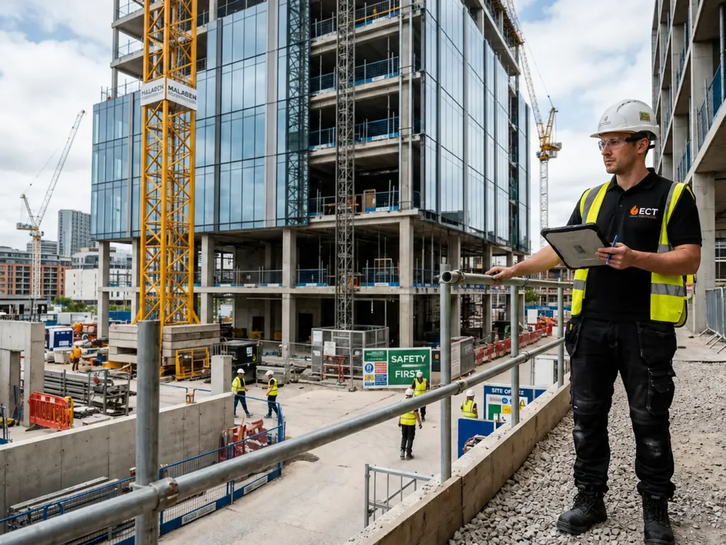 Engineers Commercial Construction Site